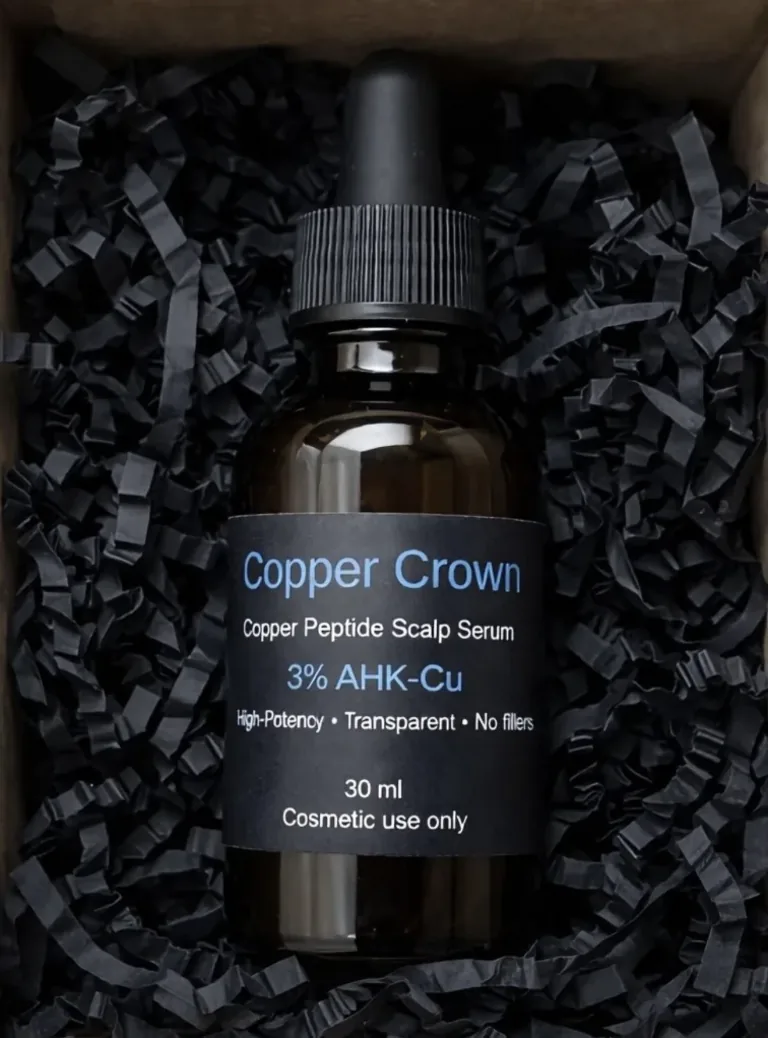 Copper Crown Scalp Serum, 30 ml amber bottle
